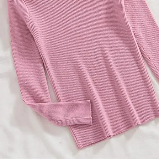 Slim Fit Buttoned V-Neck Sweater