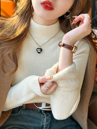 Women's Velvet Lined Winter Sweater