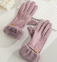 Women's plush gloves