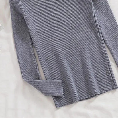 Slim Fit Buttoned V-Neck Sweater