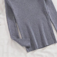 Slim Fit Buttoned V-Neck Sweater