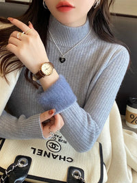 Women's Velvet Lined Winter Sweater