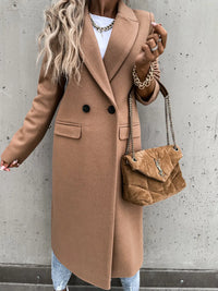 Long wool coat for women
