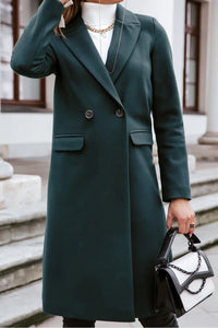 Long wool coat for women