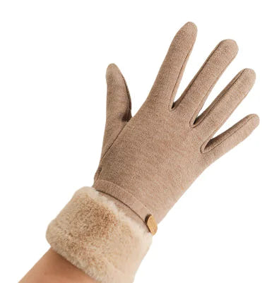 Women's plush gloves